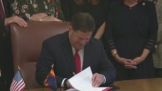 Arizona Governor Doug Ducey signs water infrastructure bill