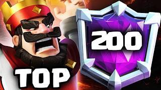 ¡LLEGUÉ al TOP 200 del MUNDO en CLASH ROYALE con MAZO RÁPIDO...!