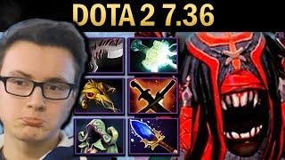 Bloodseeker Gameplay Miracle with Mjolnir and Abyssal - Dota 2 7.36