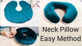 How to make Neck Pillow at Home || Travel Pillow Easy Method