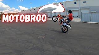 MOTOBROO WHEELIES MY KTM 450 | Mr2Moto