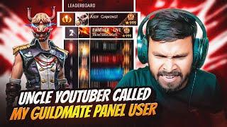 Angry Youtuber  Called My Guildmate a Panel User On Live  Garena Free Fire