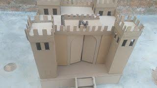 Como Hacer Un Castillo de Carton Paso a Paso (CASTILLO BODIAM) Cardboard Castle