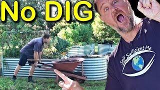 How to "No DIG" Gardening in a Raised Vegetable Bed