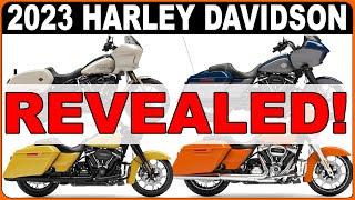 New 2023 HARLEY DAVIDSON Models! 20 Models with Colors and Price!