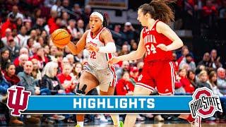 Indiana at Ohio State | Highlights | Big Ten Women's Basketball | Feb. 4, 2024