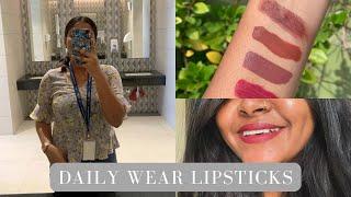 Everyday office/ college wear lipsticks for brown skinned 