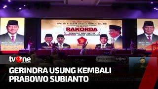 Bursa Capres 2024, Prabowo Dipastikan Kembali Calonkan Diri Capres 2024 | Kabar Pagi tvOne