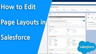 How to Edit Page Layouts in Salesforce