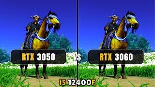 RTX 3050 vs RTX 3060 - i5 12400F - 1080p + DLSS On/Off- Test In 13 Games