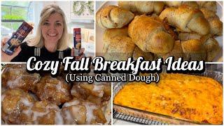 AMAZING Fall Breakfast Ideas |Breakfast Bake| French Toast Pigs In A Blanket |Apple Cinnamon Rolls