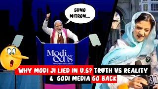 Why Modi lied in US? Jumla Vs reality