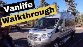 Walkthrough of my 2020 Coachmen Beyond Class B Van "Bertha" with full rear bath- Vanlife Videos