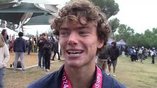 Griffin Kushen of Tesoro 2nd Place Boys 5K Division 2 Final at CIF State Championships