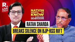 Nation Wants To Know LIVE: Ratan Sharda's Most Explosive Interview With Arnab On RSS-BJP Rift