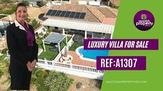 Spanish Property Choice Video Property Tour - Villa A1307, Albox, Almeria, Spain. 259,999€