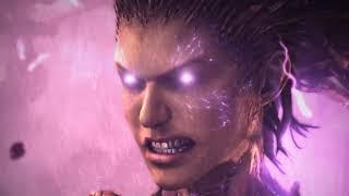 Starcraft 2 Heart of the Swarm - Reborn Kerrigan Transformation - Primal Zerg