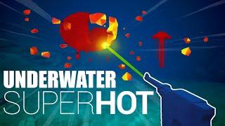 I made SUPERHOT but is Underwater (with Water Physics)