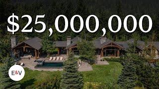 Inside This $25,000,000 Luxury Whistler Mountain Retreat | EV Exclusive