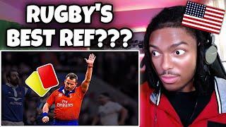 AMERICAN REACTS To 10 Minutes of Nigel Owens being Nigel Owens | The Referee Grand Master