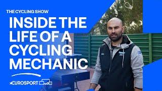 A day in the life of a Team Jayco–AlUla mechanic ‍️