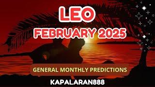 WOW! TEARS OF JOY! UMAAPAW NA PERA! ️ LEO FEBRUARY 2025 GENERAL MONTHLY TAGALOG #KAPALARAN888