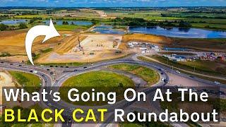 Black Cat Roundabout A1 - How's The A428 Upgrade Going...