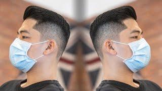 Do you call this hairstyle a comb over with hard part? | 0.5 Drop Fade