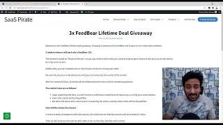 3x Feedbear LTDs Giveaway - Winner Selection