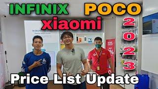 2023 Price List Update, POCO, XIAOMI, INFINIX Note 10 Pro, Zero 5G 2023, Hot 20s, Hot 20 5G