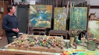 Inside the studio with Rick Stevens. See his artwork at Kay Contemporary Art in Santa Fe, NM