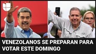 Elecciones en Venezuela entran en la recta final: Maduro y la oposición cierran sus campañas