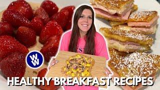 HEALTHY, QUICK & SIMPLE BREAKFAST RECIPES | WeightWatchers Recipes for Weight Loss