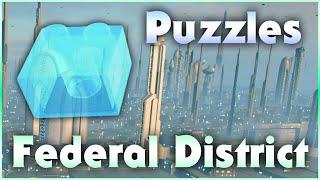 LEGO Star Wars: The Skywalker Saga | FEDERAL DISTRICT, CORUSCANT - Puzzles & Datacard