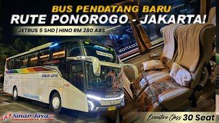 PO PENDATANG BARU DI KOTA REOG PONOROGO TERMURAH DIJALURNYA KAH⁉️ Trip Sinar Jaya 11 RF Executive