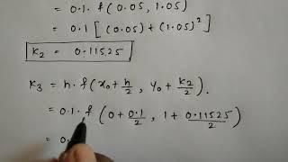 Numerical Solution of ODE by Runge - Kutta method of fourth order.