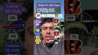 Build a 97+ Team in Madden 25  #nfl #shorts