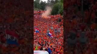 Unreal fun of Dutch fans before the match in Munich. Party of Dutch fans #euro2024 #dutch