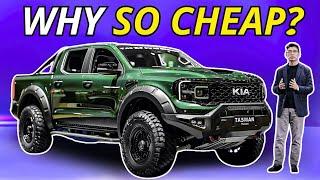 The Most POWERFULL Pickup Truck!? NEW 2025 Kia Tasman UNVEILED