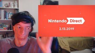 Alsonic24 Reacts to Nintendo Direct 2-13-2019!