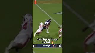 With one second left on the clock  #uva #cavaliers  #collegefootball #football #accfootball #cfb