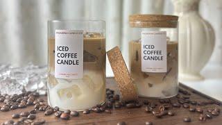 How To Make Coffee Scented Candle | DIY  Iced Coffee Candle Tutorial