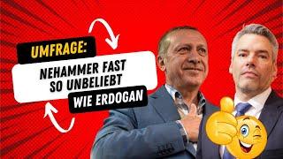 Unbeliebtester Politiker: Nehammer nur knapp vor Erdogan!