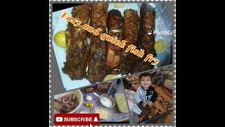 Easy and quick fish fry... Instant masala laga k fish ko banao just in 30 minutes...