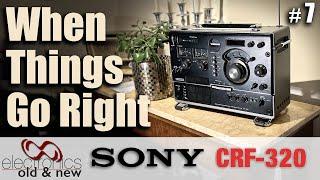 'Push-to-Release' DIY Antenna Hack Worked Out Beautifully! Sony CRF-320 restoration Pt.7