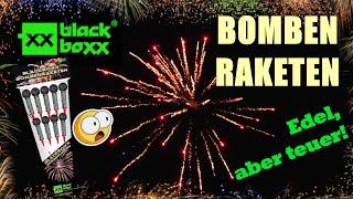 BLACKBOXX Bombenraketen - Edle Teile, aber ganz schön kostspielig!   #pyro  #blackboxx  #silvester