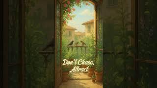 Don't chase, Attract - #longstoryshort