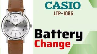 CASIO Watch LTP-1095 Battery Replacement Tutorial