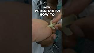 Pediatric IV: How to #iv #insertion #pediatric #technique #intravenousinjection