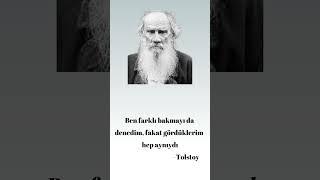 Anlamlı Sözler: Tolstoy